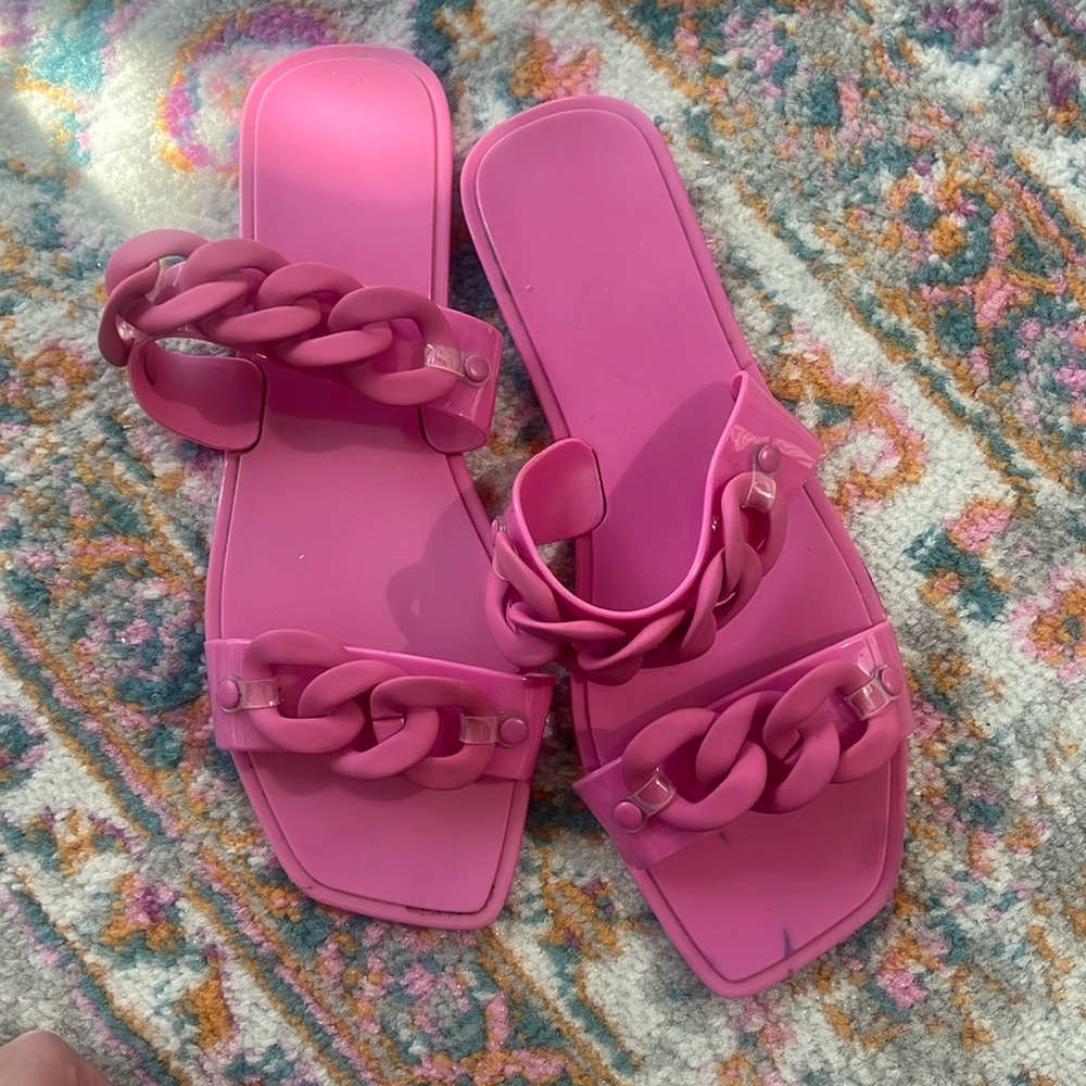 Pink sandals
